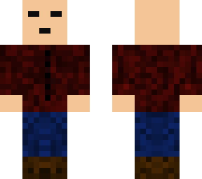 red shirt and jeans (female)