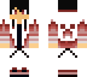 red white boy headphones