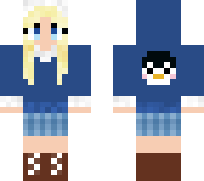 snowy penguin