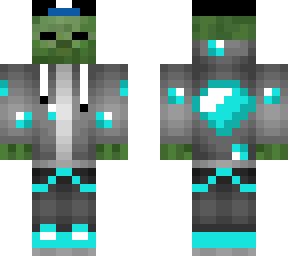 The Brother Of The Blue Diamond Boy Is A Zombie Minecraft Skin
