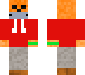 youtuber skin with a mask