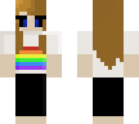 barefoot girl with rainbow shirt