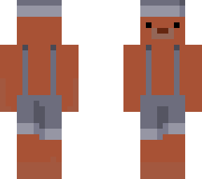 bear with overalls