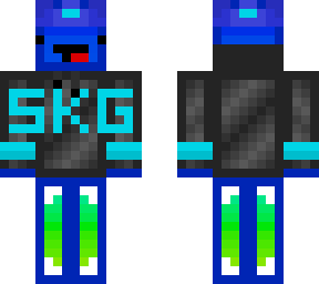 blue neon fade skeppy with crown and pvp hoodie updated