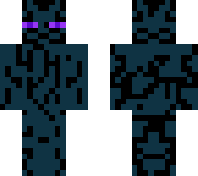 blue skin of ender man