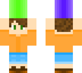 boy with rainbow block