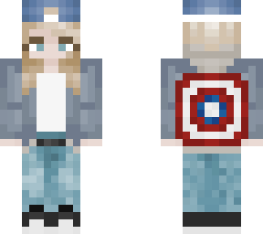 captain america daughter w/ shield