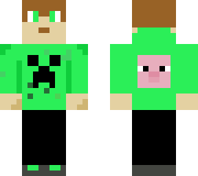creeper pig sweatshirt