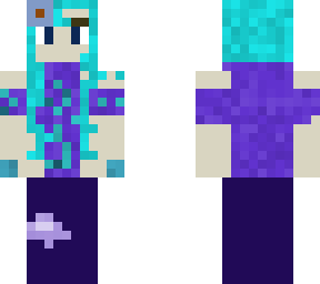 cute blue girl