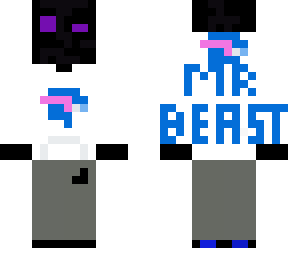 ender dude in mr beast merch