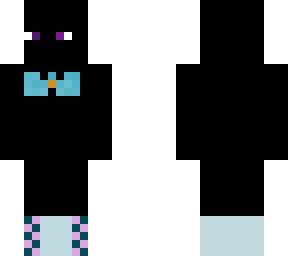 enderman with bow-tie