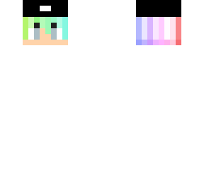 fixed rainbow hair base!