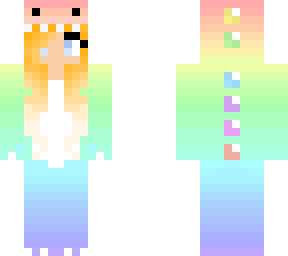 ginger hair rainbow dino