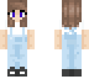 Minecraft Skin Girl Brown Hair