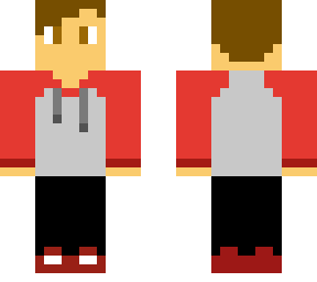 hoodie man (red color brown hair brown eye edition)