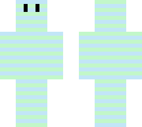 light blue and green guy.