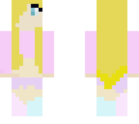 long blonde hair in pj's