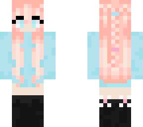 pink hair girl