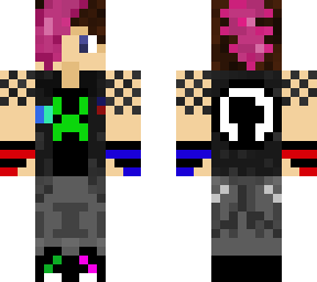 pink hair punk