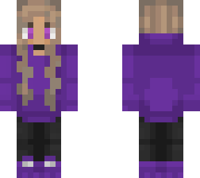purpled girl