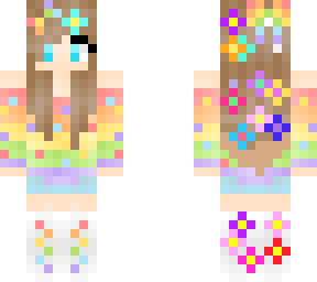 rainbow flowers!