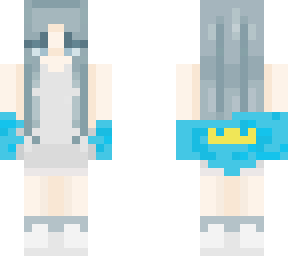 rmd jacket: blue hair girl