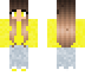 yellow shirt girl (made by little brother)