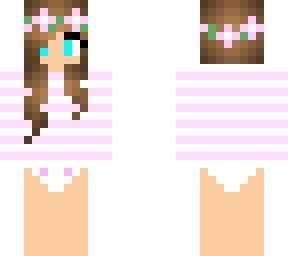 baby with flower crown