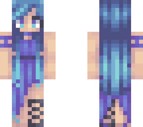 blue and dazzling