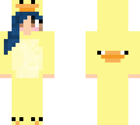 blue girl duck