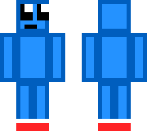 blue man