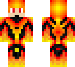 custom made fire superhero