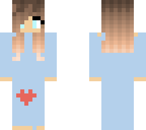cute girl in her nightdress