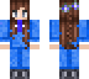 fancy flower crown skin