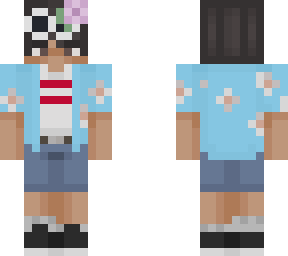 flower person
