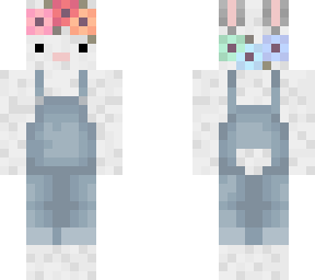 flower white bunny