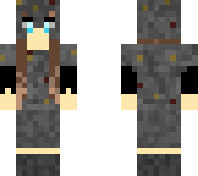girl in nether armor