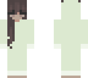 green onesie girl