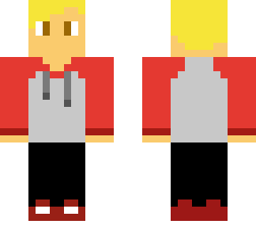 hoodie man (red color blonde hair brown eye edition)