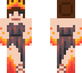 i didnt made the dress and the fire