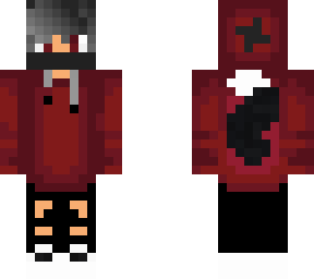 masket red wolf boy