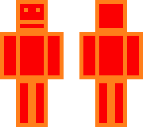 neon basic retro red skin