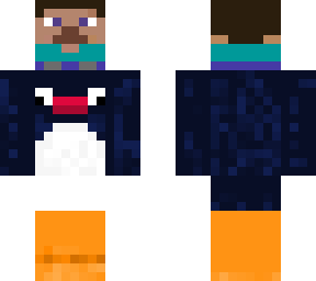 penguin holding smoll steve