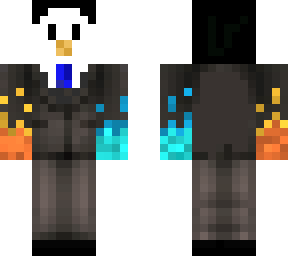 penguin with fire and ice powers