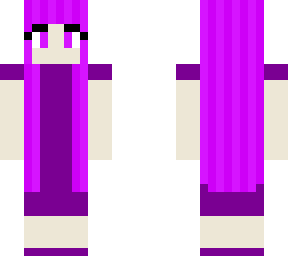 purple magenta girl