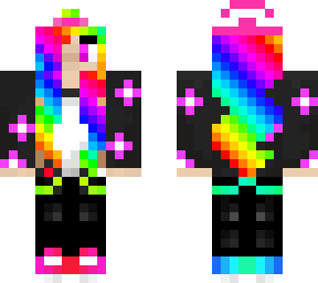 rainbow flower girl