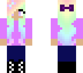 rainbow gamer girl