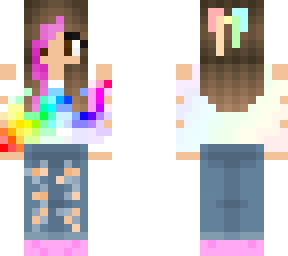 rainbow pastel hoodie girl (edited)