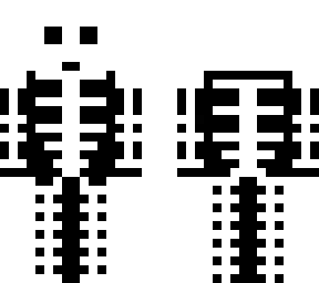 skeleton... not normal mincraft!