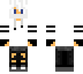 white hoodie white hair ripped jeans boy